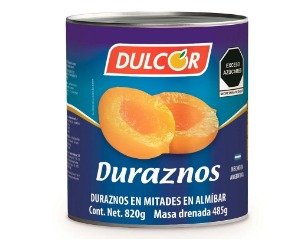 DURAZNO AL NATURAL DULCOR 12 x 820 Gr.
